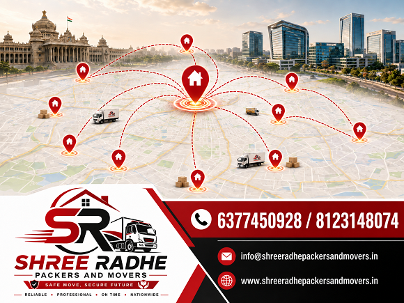 Bengaluru local service area map and neighbourhoods
